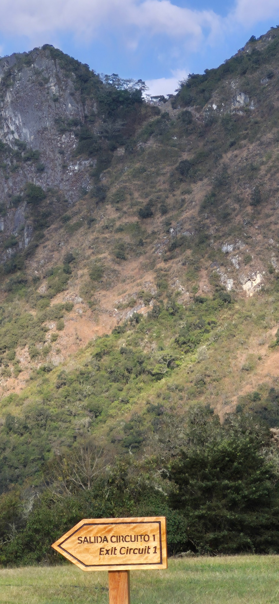 View of the Sun Gate from Machu Picchu